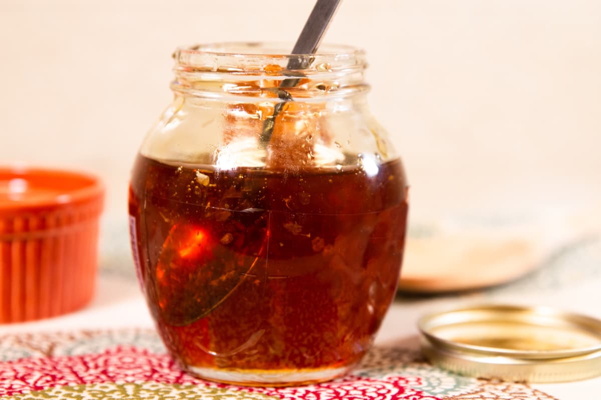 Raw wildflower honey